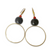 Cascade Open Hoop Earrings
