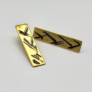 Gilded Strata Earrings