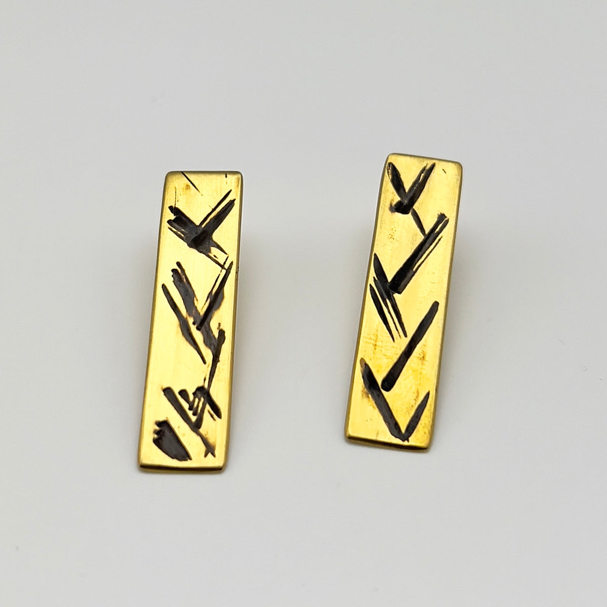 Gilded Strata Earrings