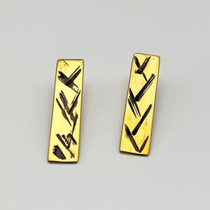 Gilded Strata Earrings