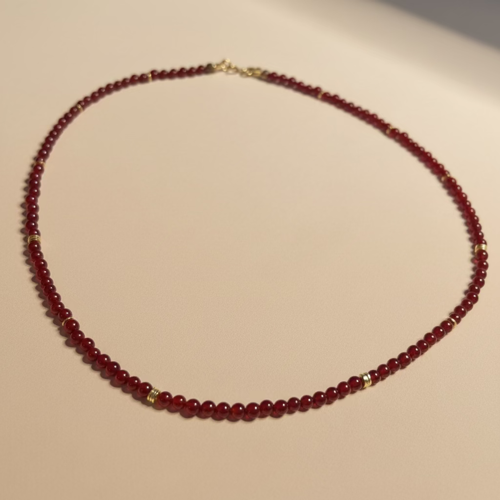 Carnelian Gemstone Necklace
