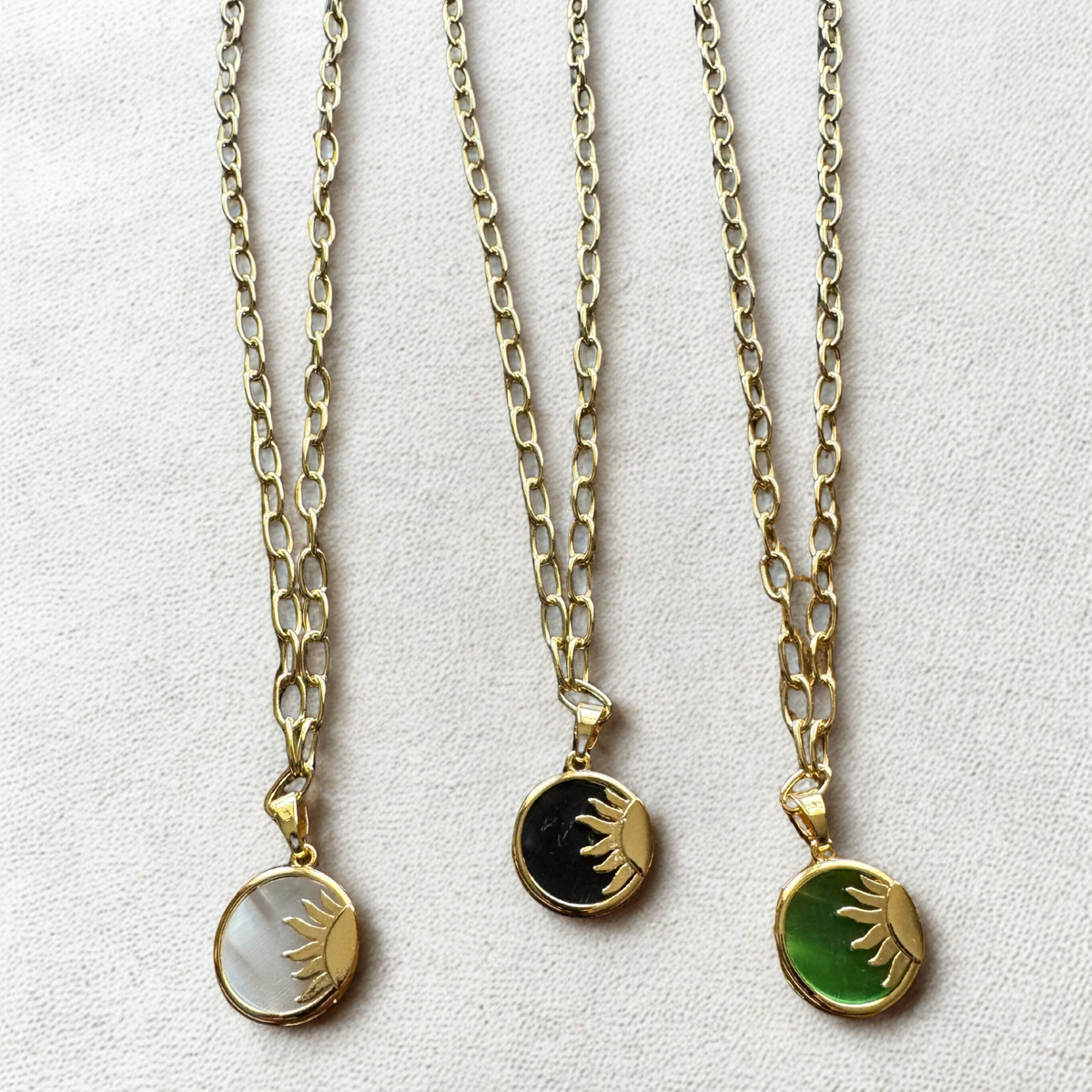 Sunflowers Gold-Filled Necklace