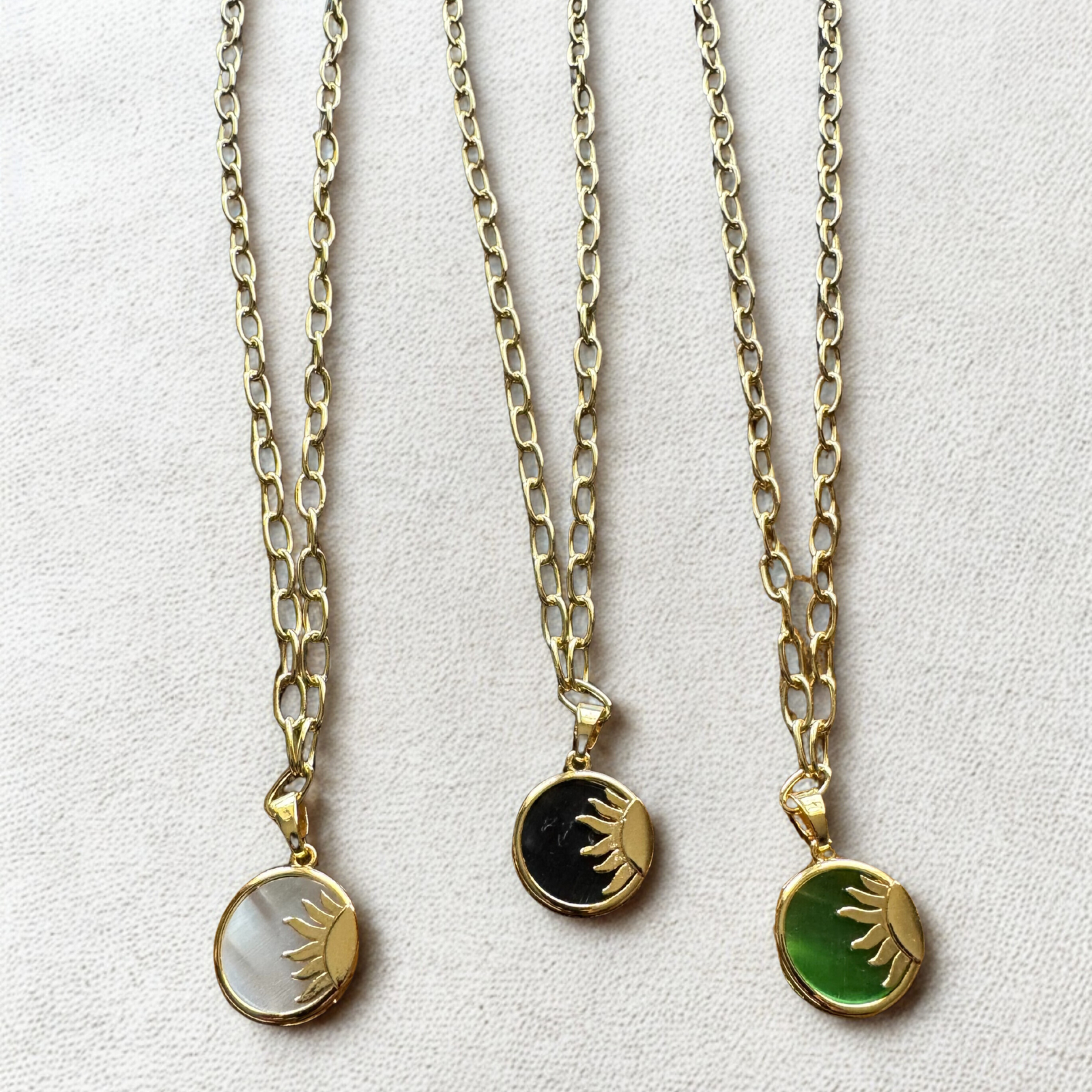 Sunflowers Gold-Filled Necklace