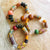 African Recycled Glass Bead Bracelet